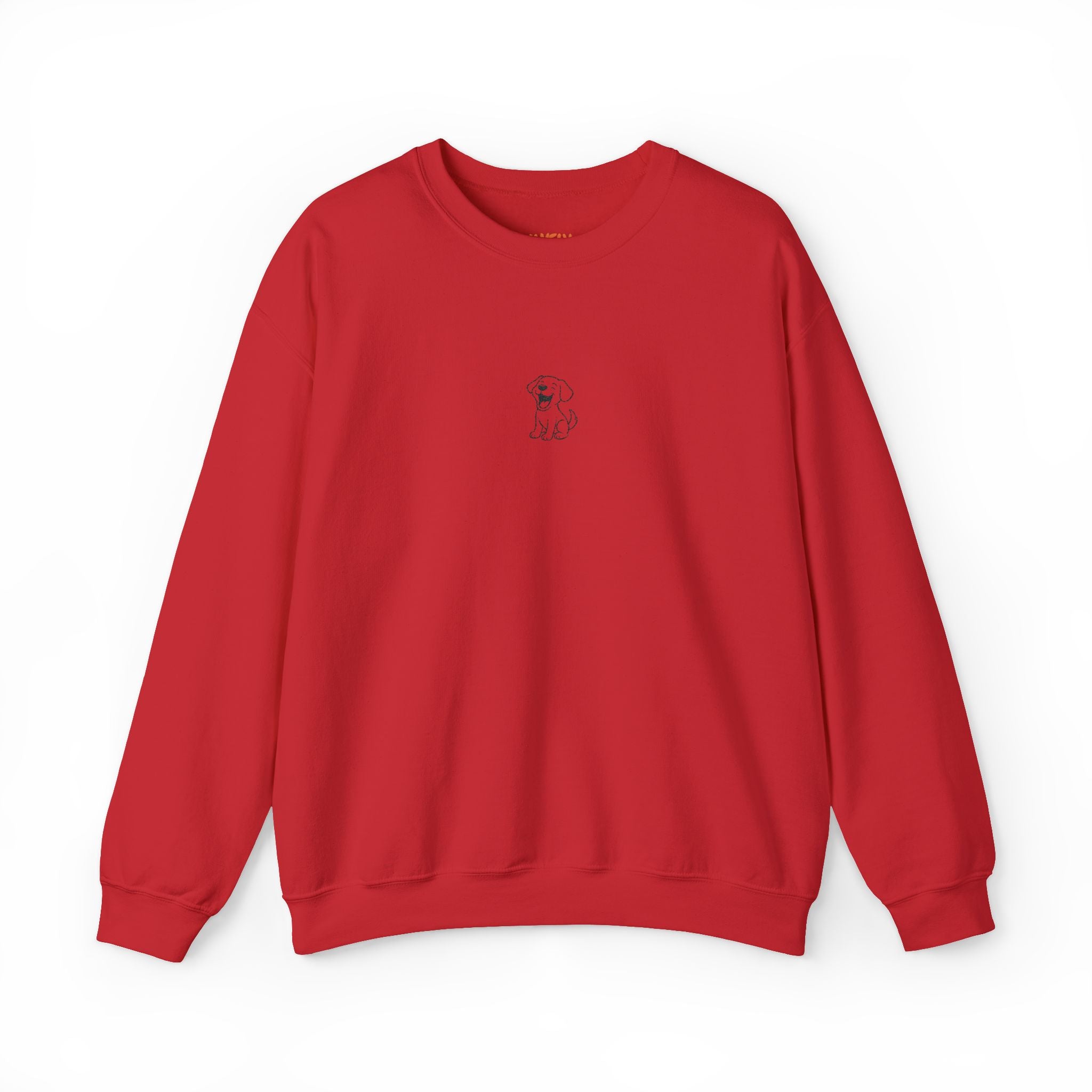 Crewneck Sweatshirt — Dog lovers embroidery