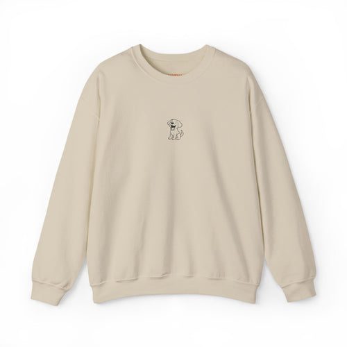 Crewneck Sweatshirt — Dog lovers embroidery