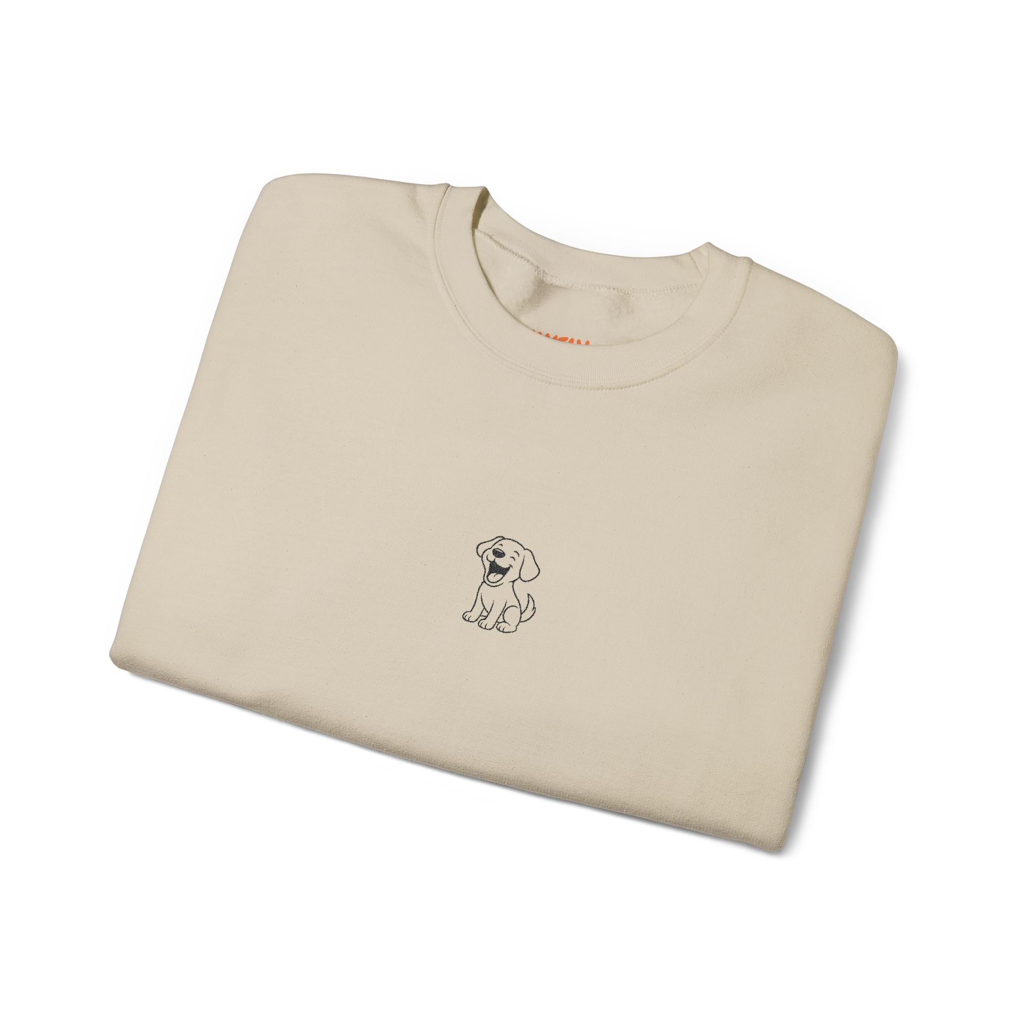 Crewneck Sweatshirt — Dog lovers embroidery