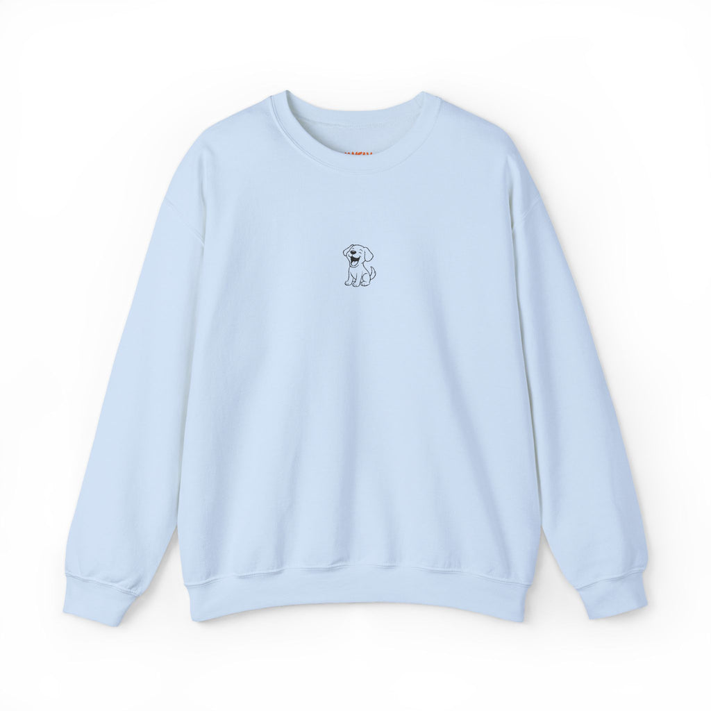 Crewneck Sweatshirt — Dog lovers embroidery