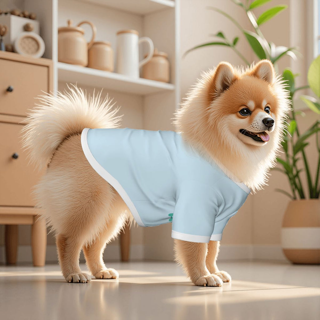 Pet Cotton T-shirt Blue