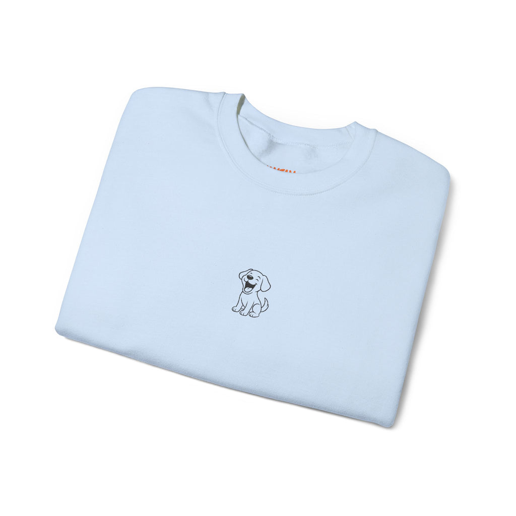 Crewneck Sweatshirt — Dog lovers embroidery