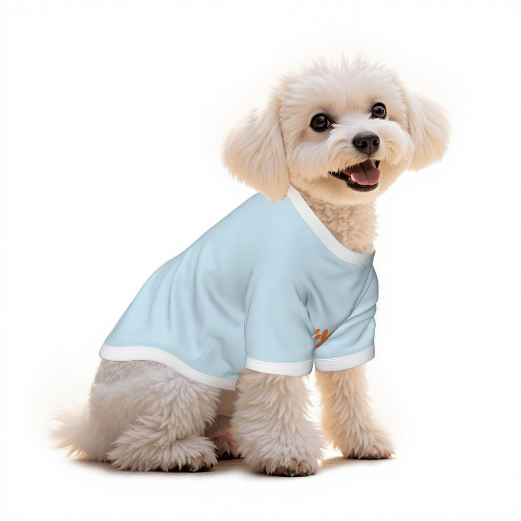 Pet Cotton T-shirt Blue