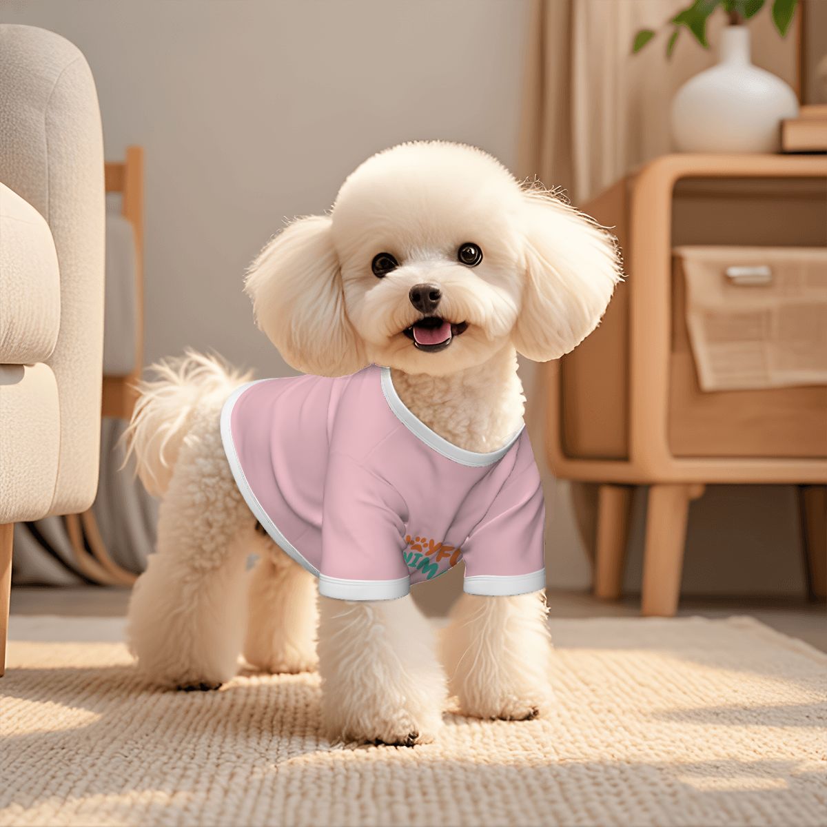 Pet Cotton T-shirt Pink