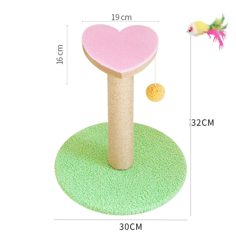 Cat Scratcher with Sisal Winding and Hemp Surface