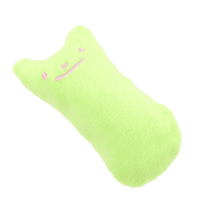 Interactive Catnip Infused Plush Toy Pillow