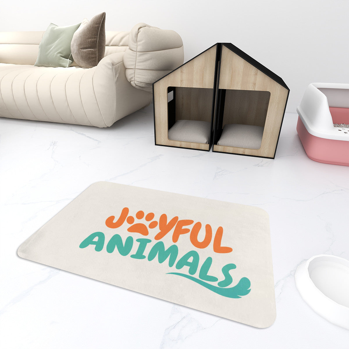 Pet Food Mat 31.5"x19.3"(80cmx49cm)