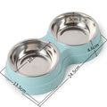 Double Pet Bowls