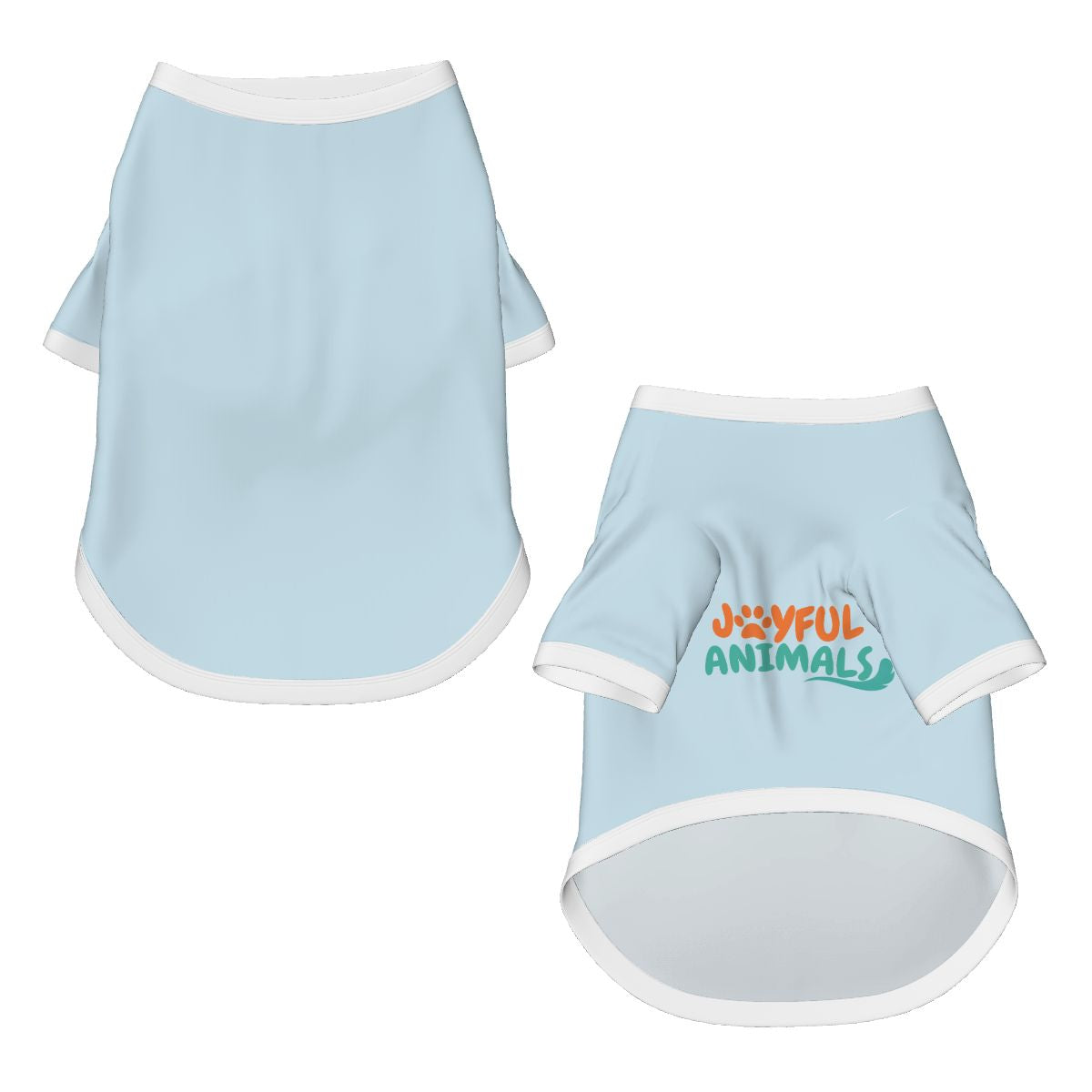 Pet Cotton T-shirt Blue